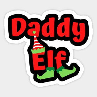 Daddy elf Sticker